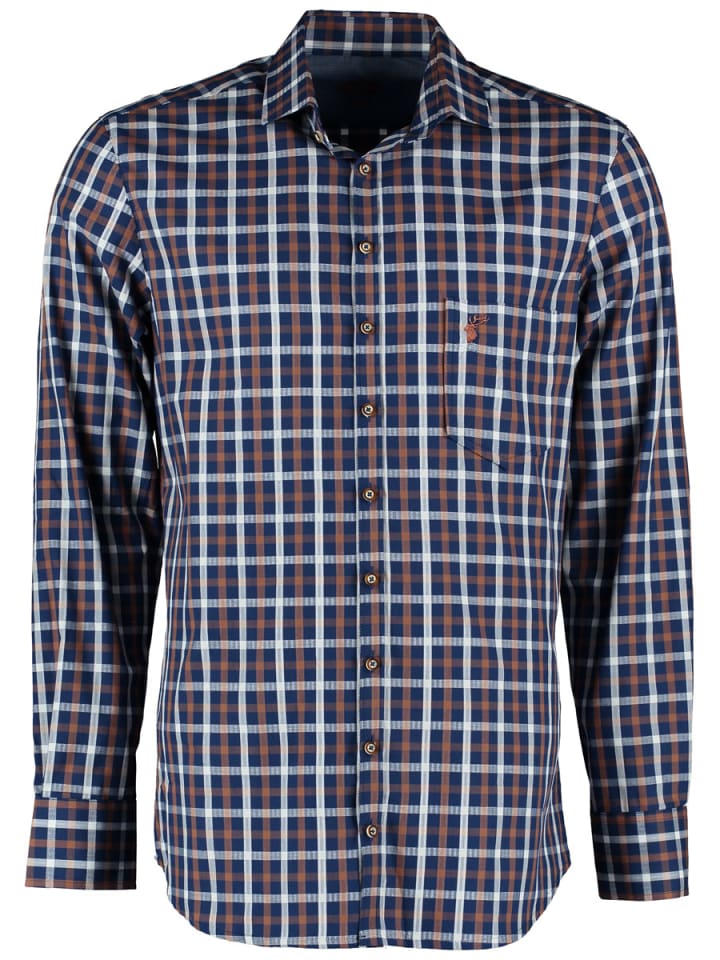 

Традиционная рубашка кегыс светло-коричневого цвета OS-Trachten