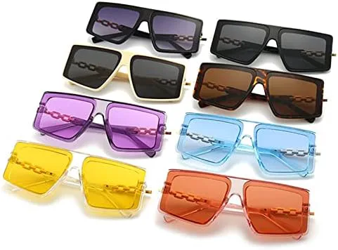 

Солнцезащитные очки для женщин в стиле ретро, ​​разноцветные, с защитой от УФ-излучения UV400; солнцезащитные очки для мужчин, желтые и фиолетовые MTZJH, Black Gray