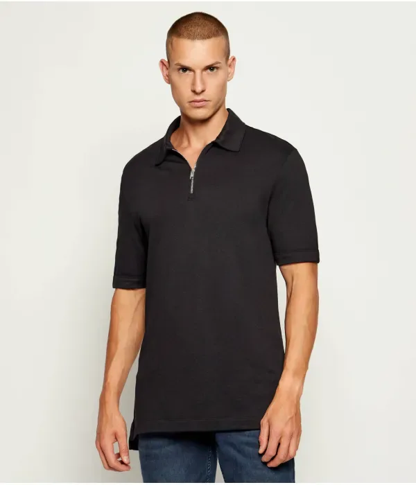 Поло H-Paras 57 regular fit Boss, черный