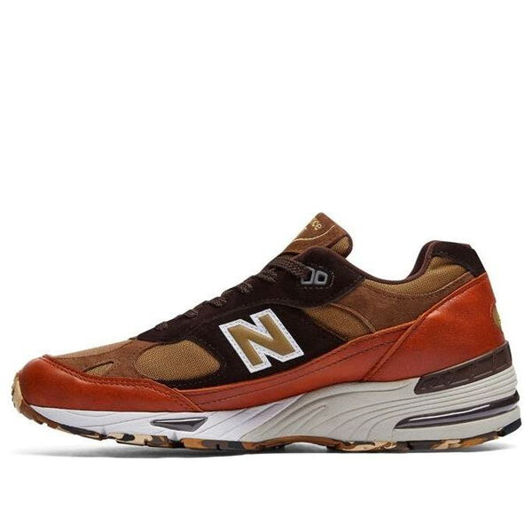 

Кроссовки 991 сделано в Англии New Balance, коричневый