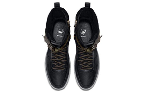 Кроссовки аббревиатура x lab air force downtown 1 hi sp Nike, черный — фото 3