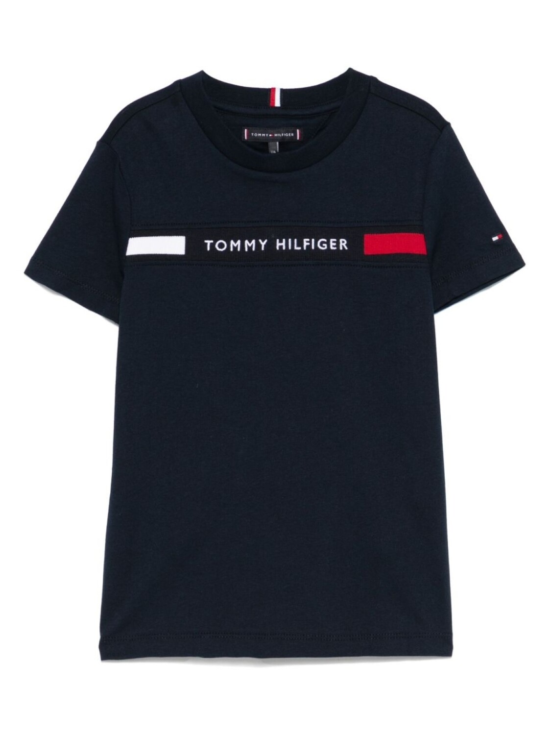

Tommy Hilfiger Junior футболка с вышитым логотипом, синий
