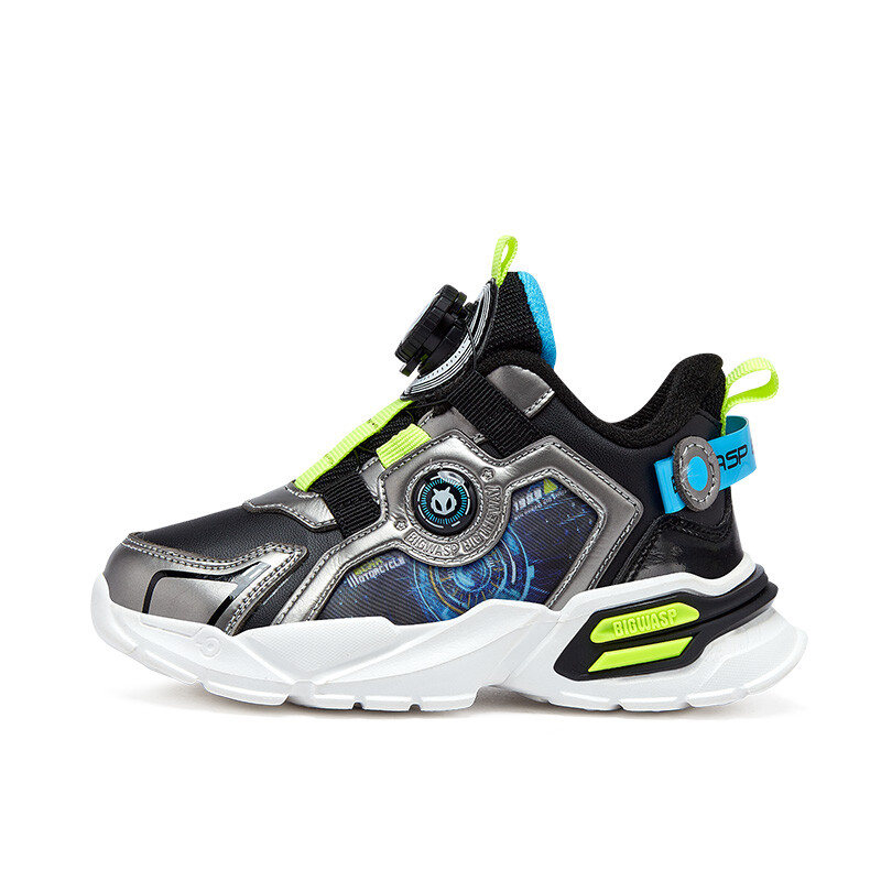 

Кроссовки BIG WASP Mecha Series Kids Lifestyle Shoes Kids Low-top, черный/серый