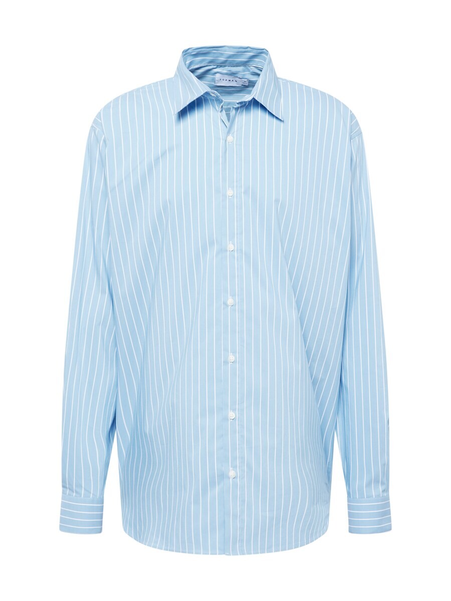 

Повседневная рубашка TOPMAN Comfort fit Button Up Shirt, светло-синий