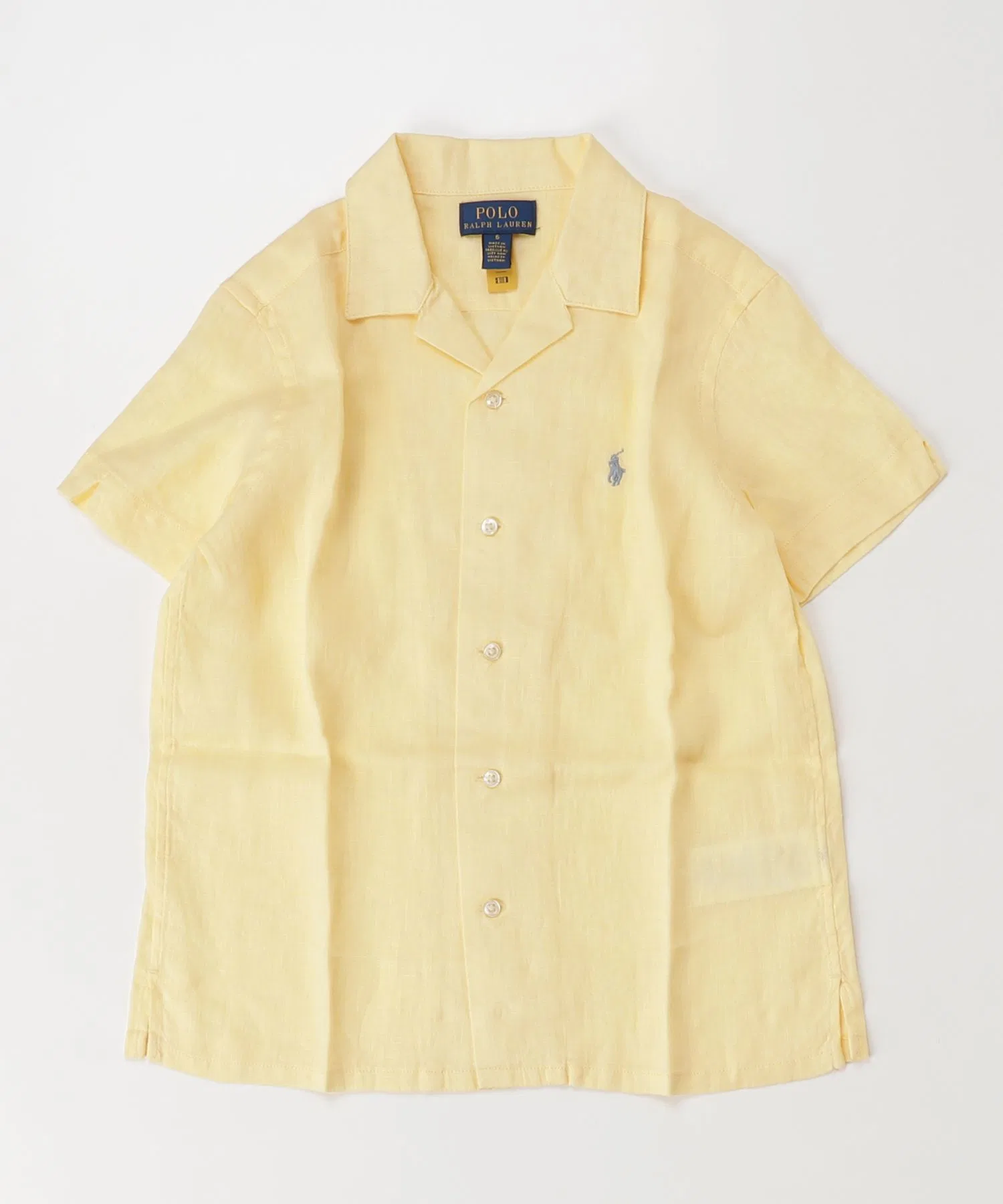 Детская рубашка POLO RALPH LAUREN CHILDRENSWEAR с коротким рукавом — фото 3