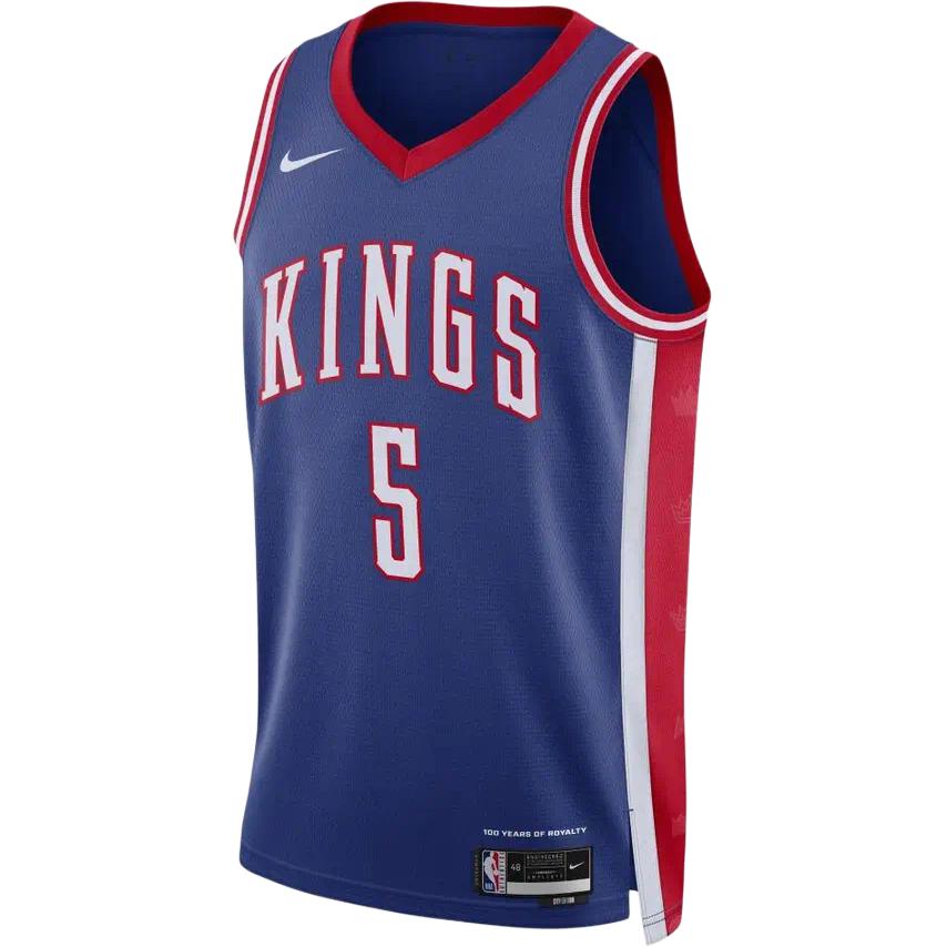 

Джерси De'Aaron Fox Sacramento Kings 2024/25 City Edition мужская Dri FIT NBA Swingman Nike, синий