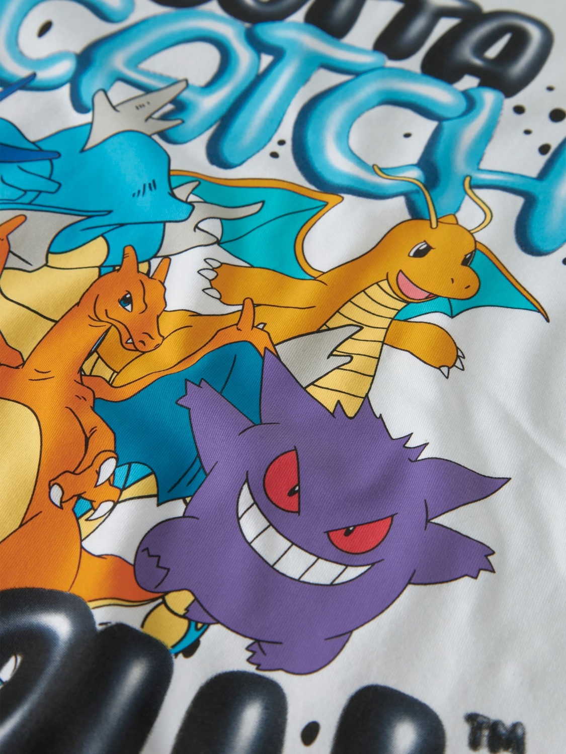 NAME IT Футболка 'NKMMajo Pokemon' в белом цвете — фото 3