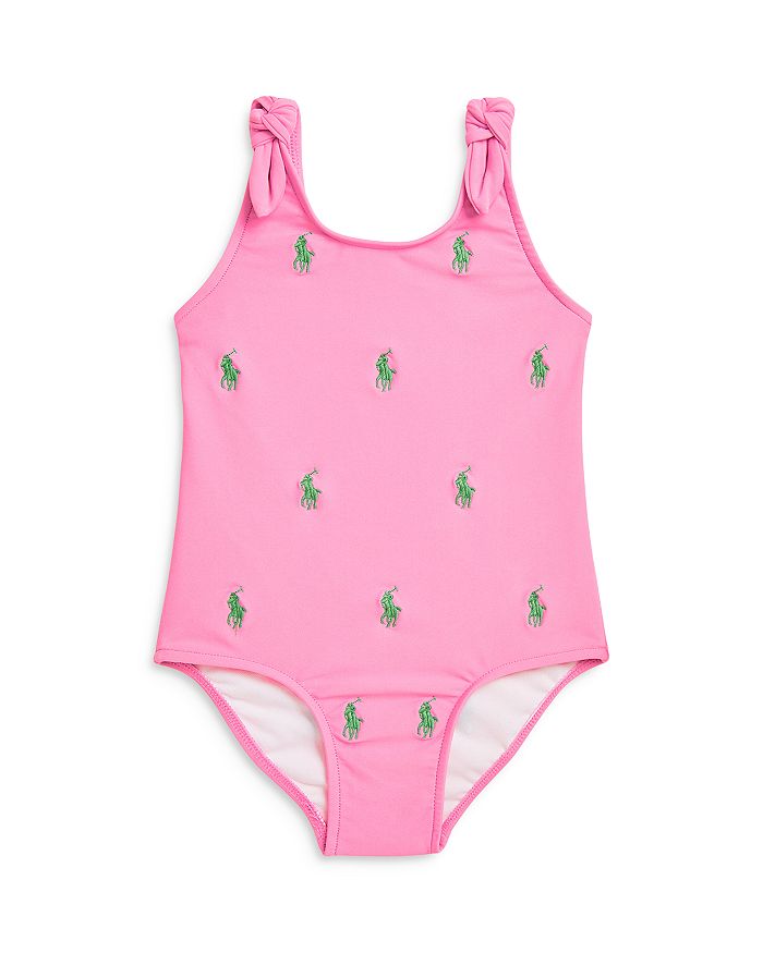 

Слитный купальник Polo Pony для девочек - Baby Ralph Lauren, розовый