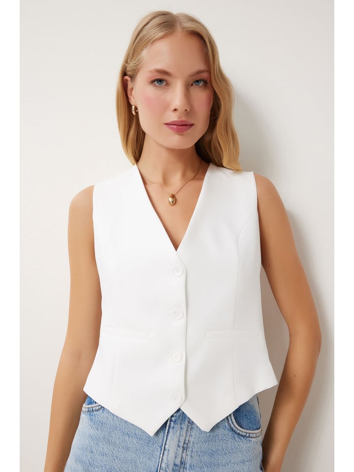 

Happiness Istanbul Белый жилет