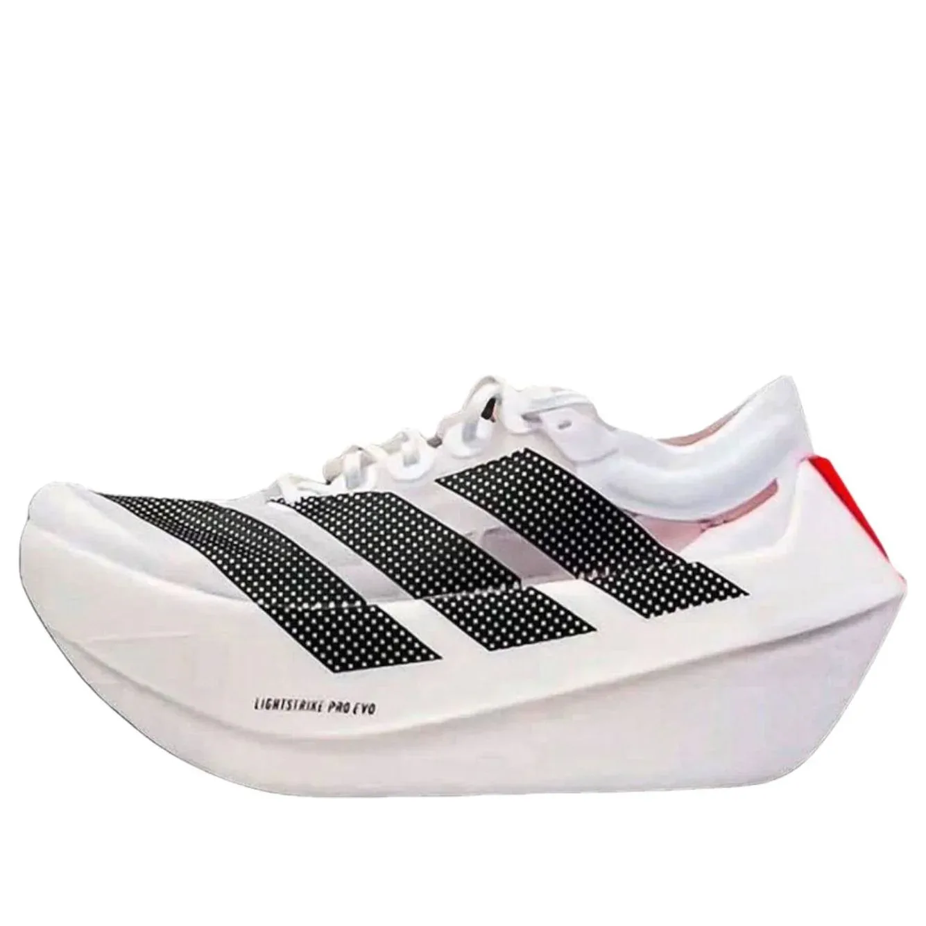 Кроссовки Adidas Adizero Prime X EVO 'Cloud White Core Black Lucid Red'