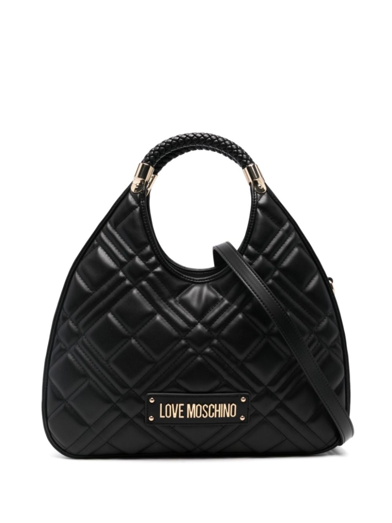 

Love Moschino сумка-тоут с логотипом, черный