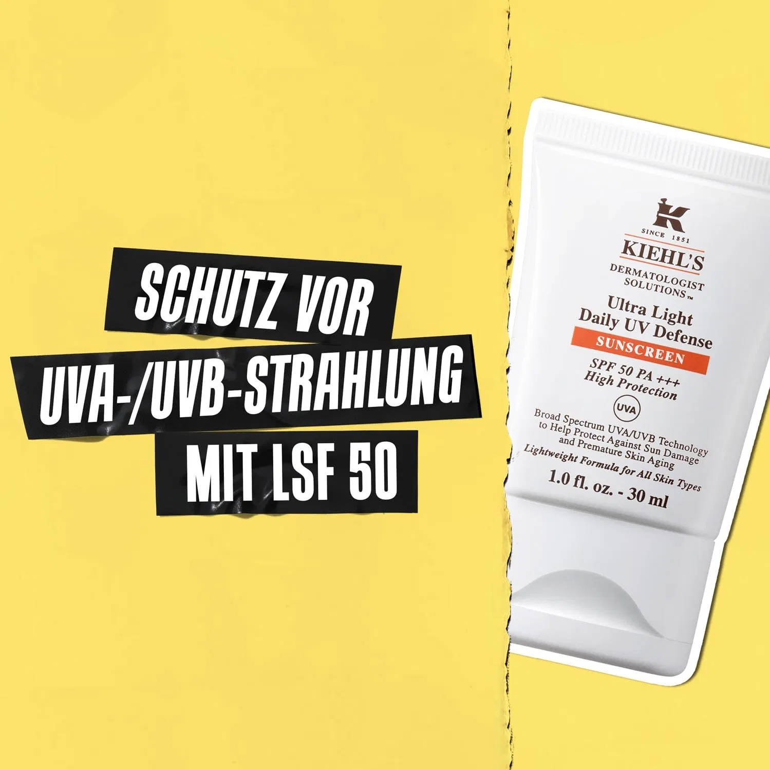 Высокоэффективный антивозрастной солнцезащитный лосьон для лица KIEHL'S Ultra Light Daily UV Defense SPF 50 Kiehl'S — фото 3