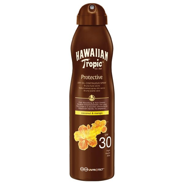 

Защитное сухое масло Кокос и Манго Spf 30 180 мл Hawaiian Tropic