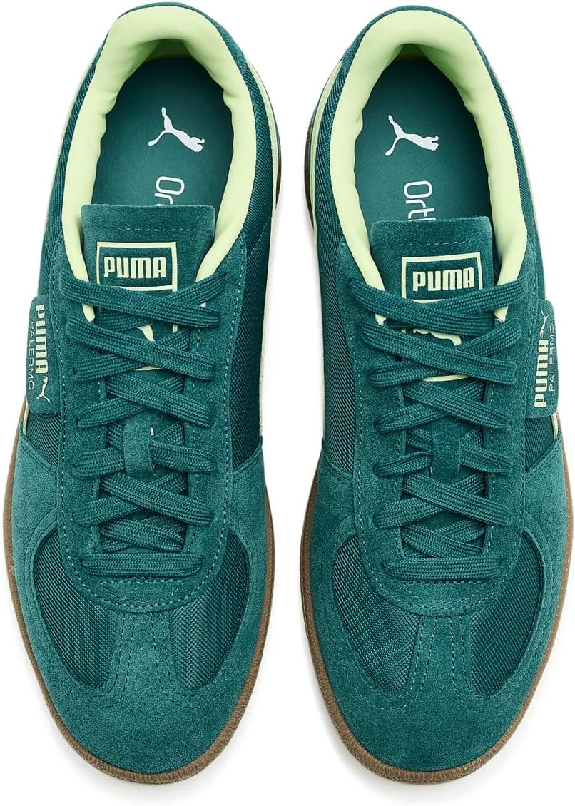 Мужские кожаные туфли Puma Palermo, изумрудный — фото 2