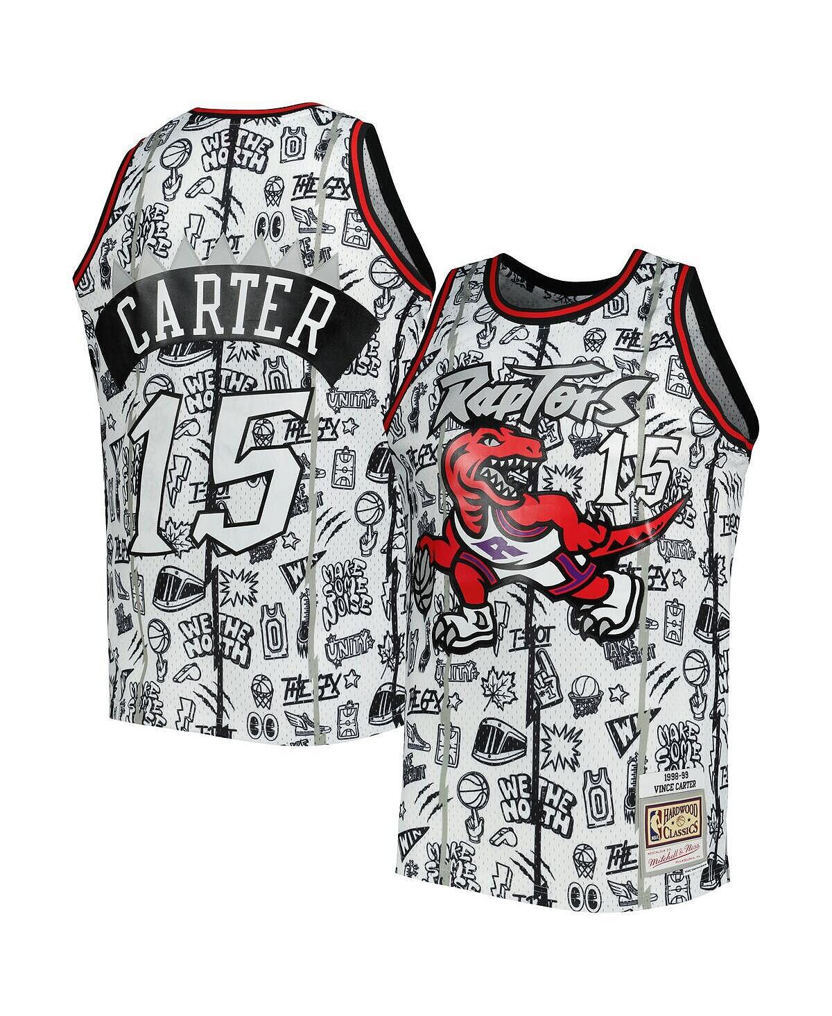 

Мужская белая джерси Винса Картера Toronto Raptors 1998-99 гг. из твердой древесины Classics Doodle Swingman Mitchell & Ness, Белый, Мужская белая джерси Винса Картера Toronto Raptors 1998-99 гг. из твердой древесины Classics Doodle Swingman Mitchell & Ne
