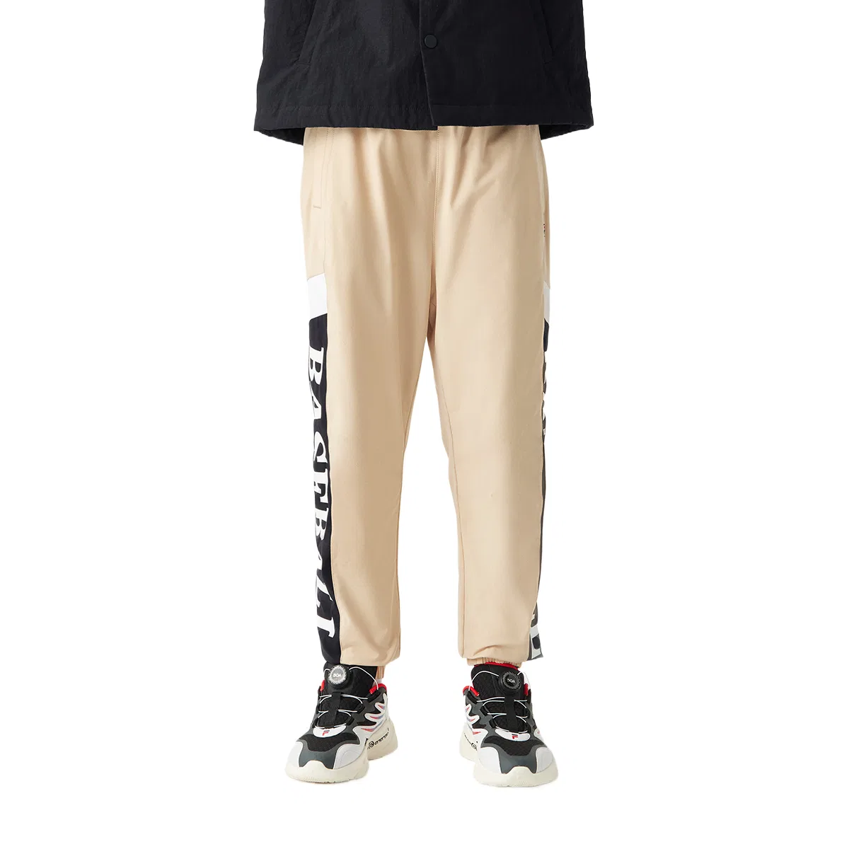 Спортивные штаны FILA KIDS Mysterious Khaki — фото 3