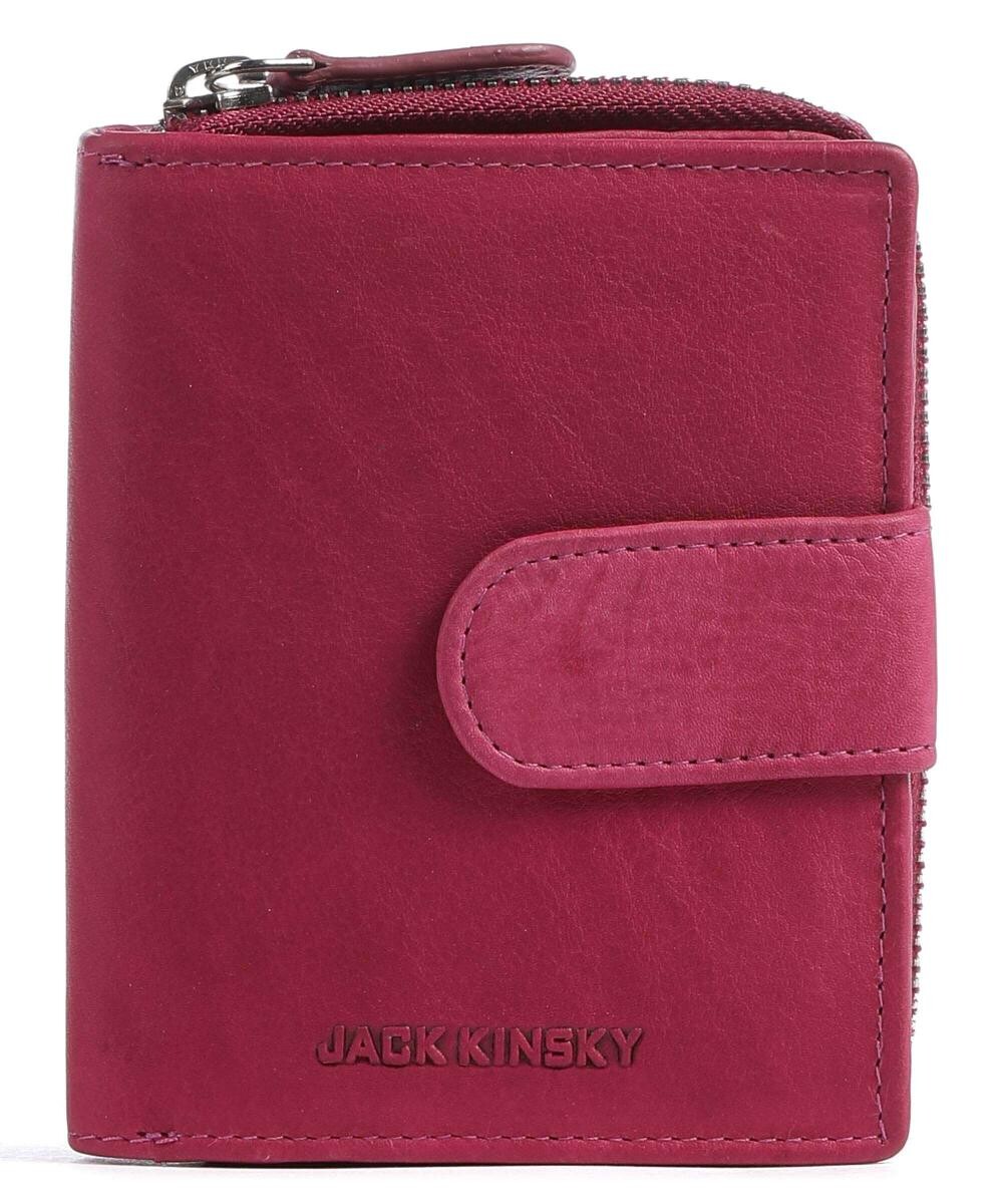 

Кошелек Aruba 516 RFID из мелкозернистой кожи Jack Kinsky, розовый