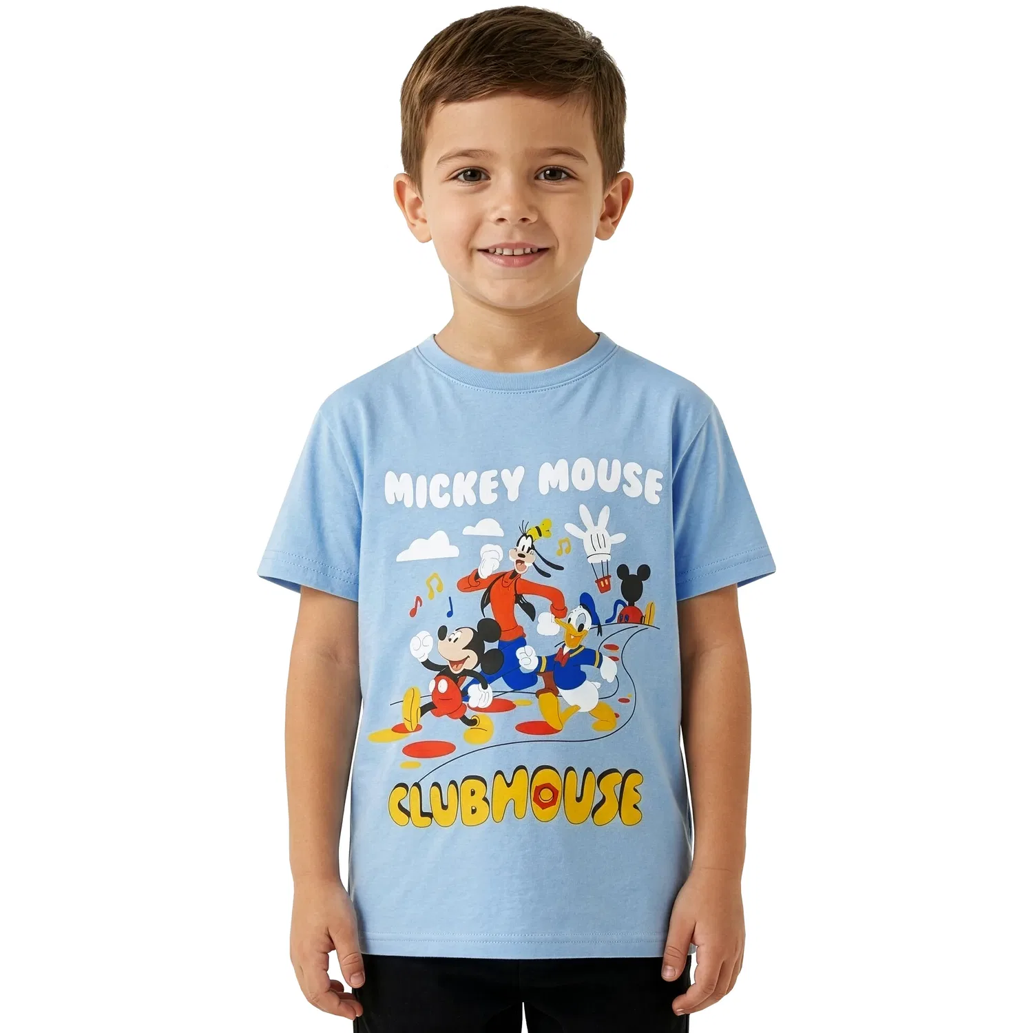 Футболка с принтом Mickey Mouse Clubhouse Disney, синий — фото 3
