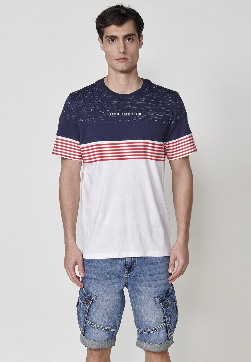

Футболка с принтом SHORT-SLEEVED Koroshi, белый