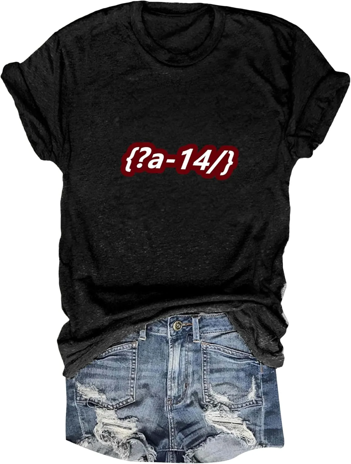 

Женская футболка с коротким рукавом свободного кроя PUDANA