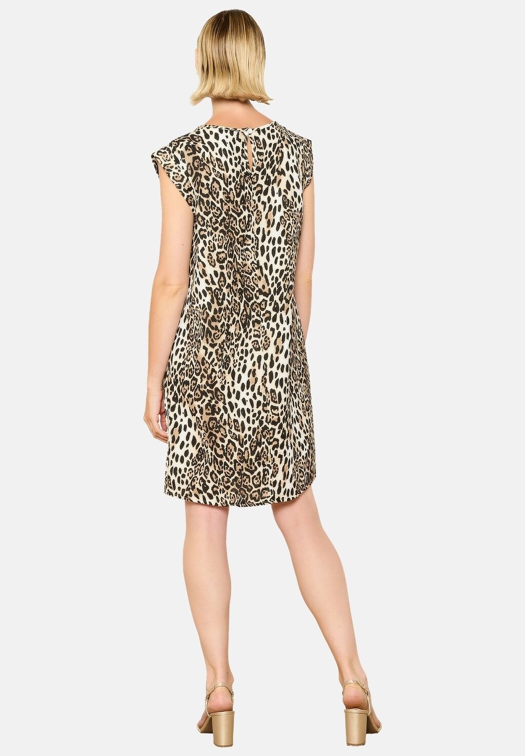 

Дневное платье SHORT WITH LEOPARD PRINT LolaLiza, бежевый