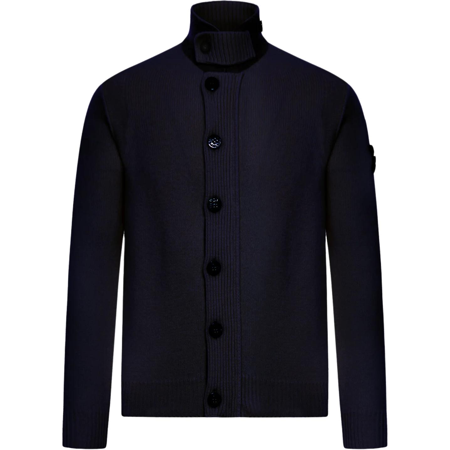 

Кардиган с лого-нашивкой и пуговицами STONE ISLAND, синий