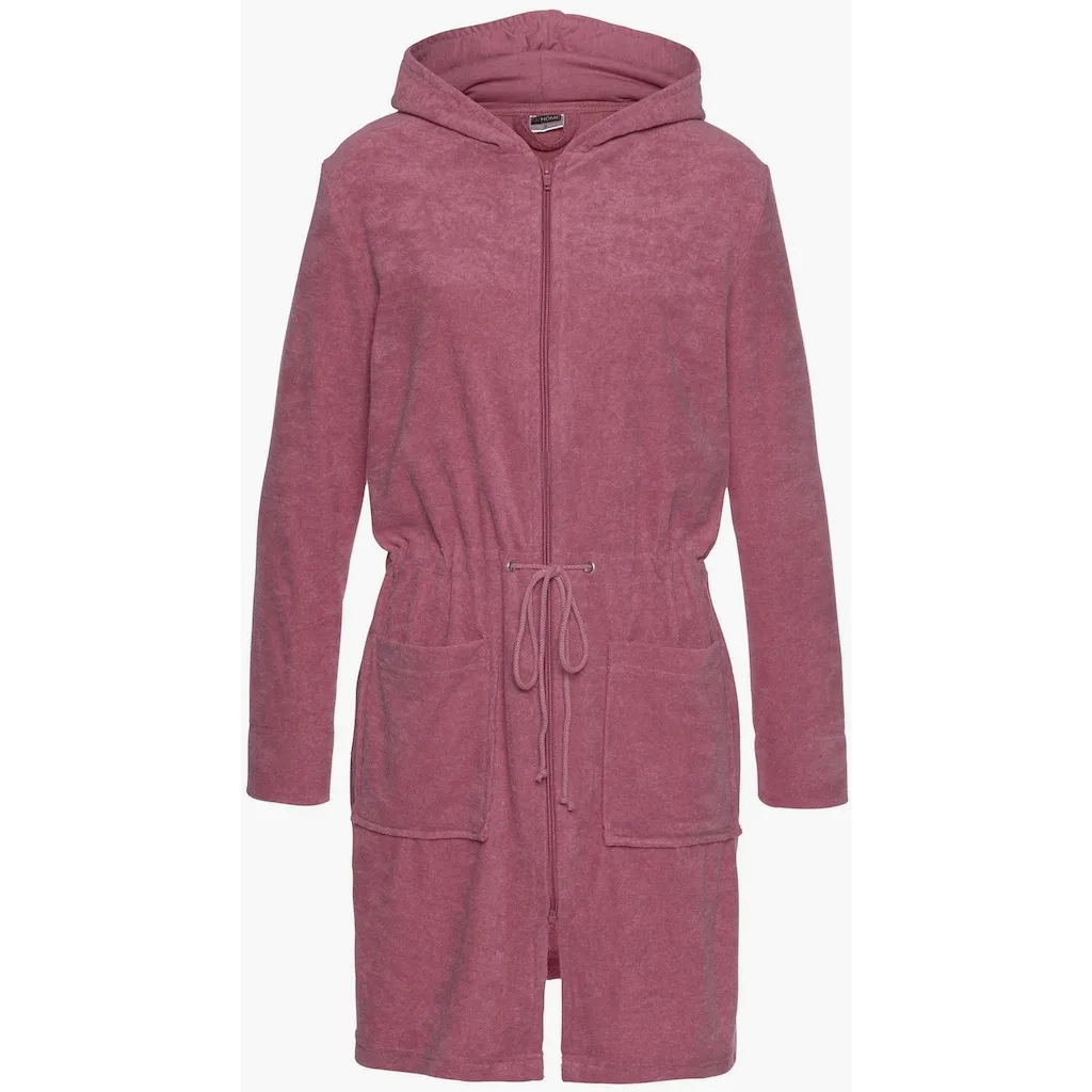 

Мой домашний женский халат Nela, идеально подходит для сауны и спа, отельный халат, утренний халат, 1 шт., однотонный, короткий, с шнурком и карманами, размеры XS-3XL My Home, сиреневый