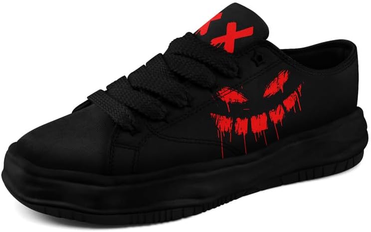 

Кроссовки Halloween с тыквой и привидением AWSOLE, модные, унисекс, черный/красный