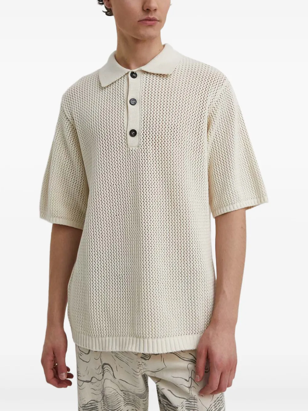 

Поло на пуговицах Won Hundred, белый