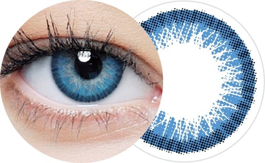 

Корригирующие линзы 1-Day Light Blue -5,00, 2 шт. Clearlab, Clearcolor, светло-синий