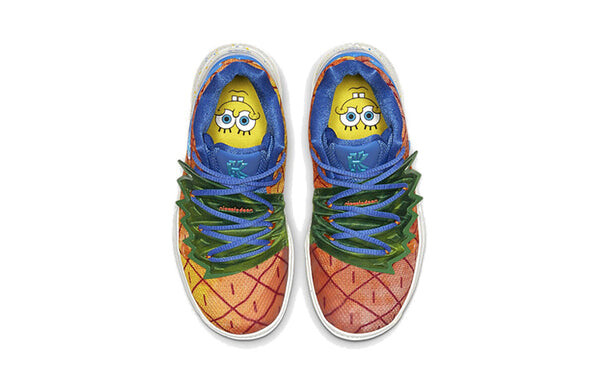 Кроссовки spongebob squarepants x kyrie 5 'pineapple house' Nike, оранжевый — фото 3