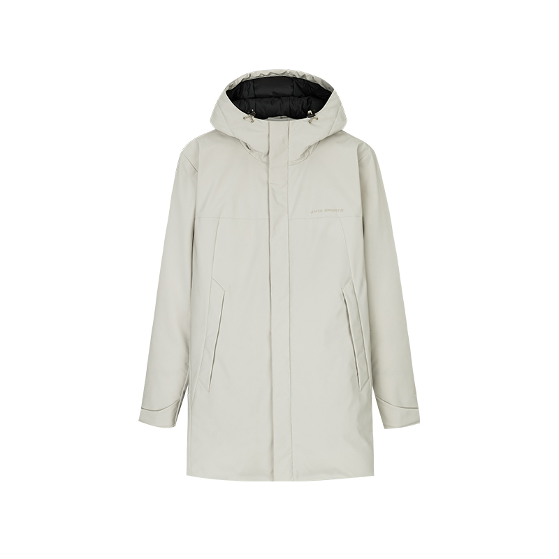 

ANTA SUPERSTORE Пуховик мужской однотонный туманно-серый, Plain Mist Gray