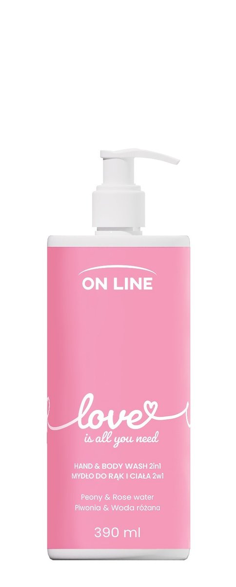 

Мыло для рук и тела On Line Emocje 2в1 Love 390 мл FORTE SWEEDEN