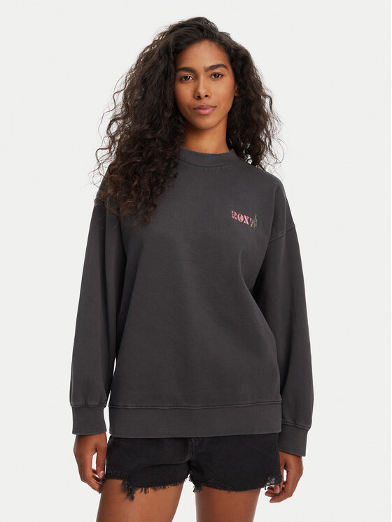 

Свободный крой толстовки ERJFT04997 Roxy, черный