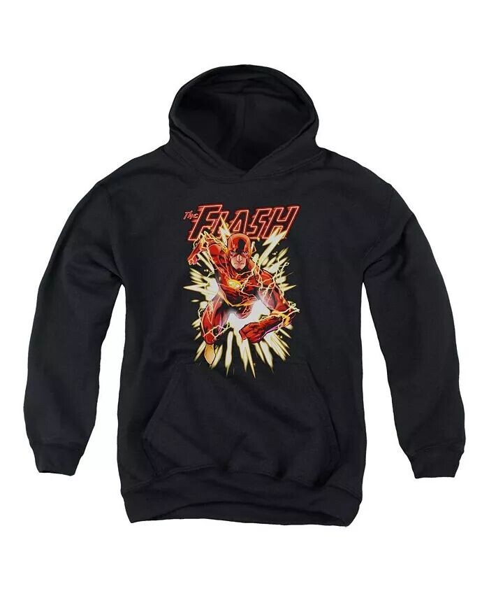 

Толстовка с капюшоном Boys of America Youth Flash Glow Justice League, черный