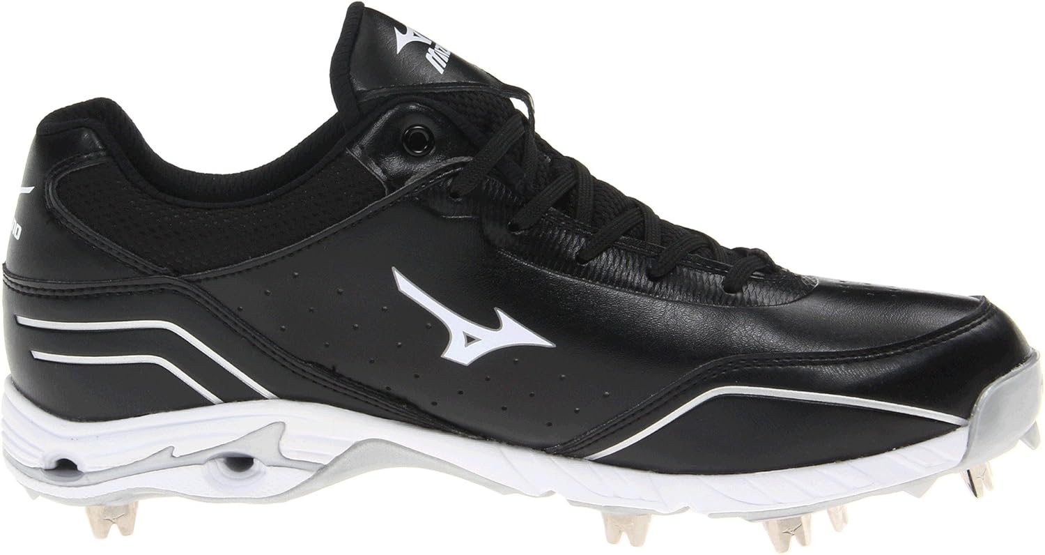 Бейсбольные бутсы Mizuno для мужчин 9-Spike Advanced Classic 7, белый/черный — фото 3
