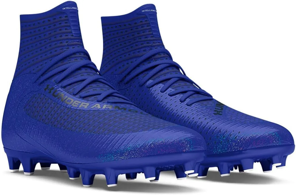 Футбольные бутсы Under Armour для мужчин Highlight 2 MC Knit - стелька с высокой отдачей SuperFoam, черный — фото 4