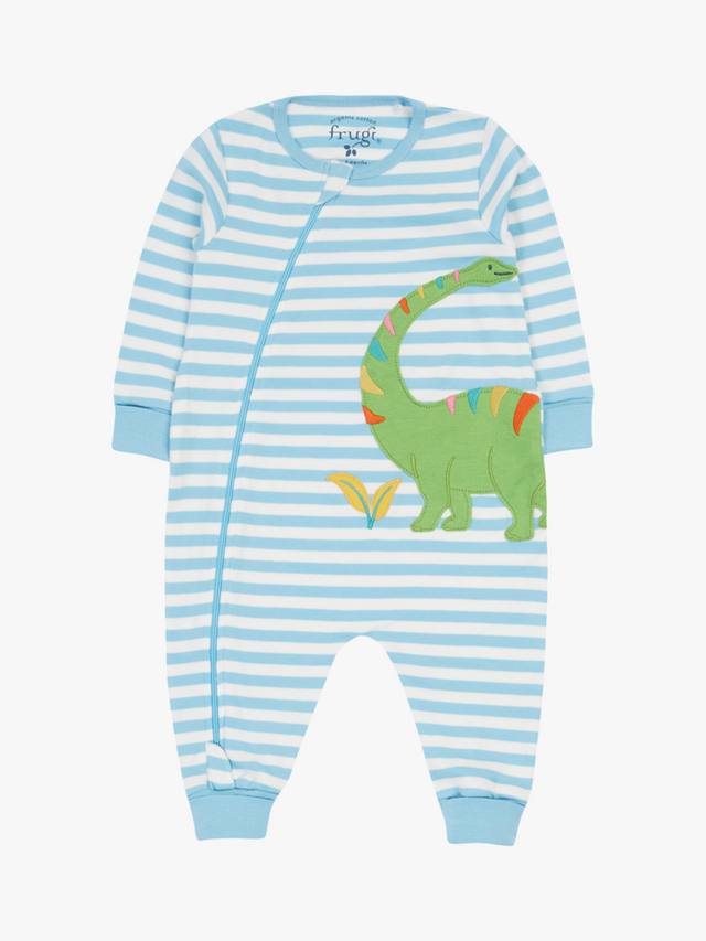 

Комбинезон с аппликацией динозавра из органического хлопка baby zelah Frugi, разноцветный
