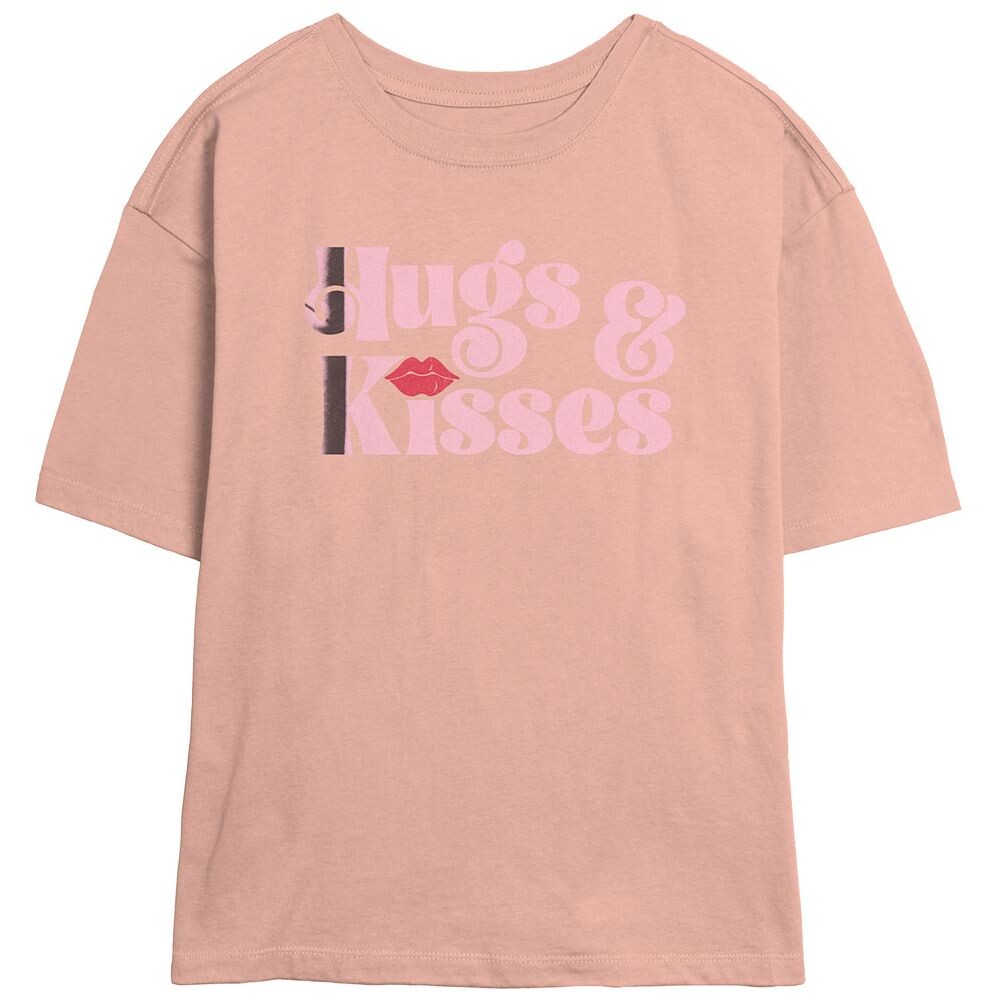 

Футболка с рисунком Hugs And Kisses Skimmer для юниоров, цвет Blush
