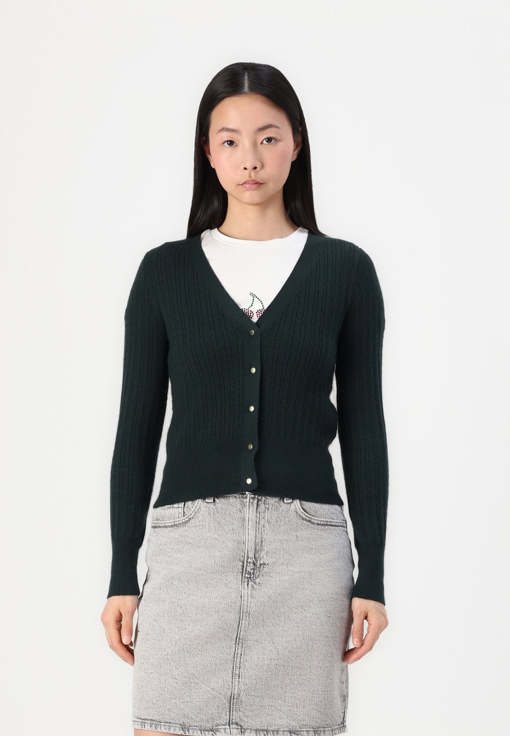 

Кардиган ONLLEA V NECK ONLY, темно-зеленый