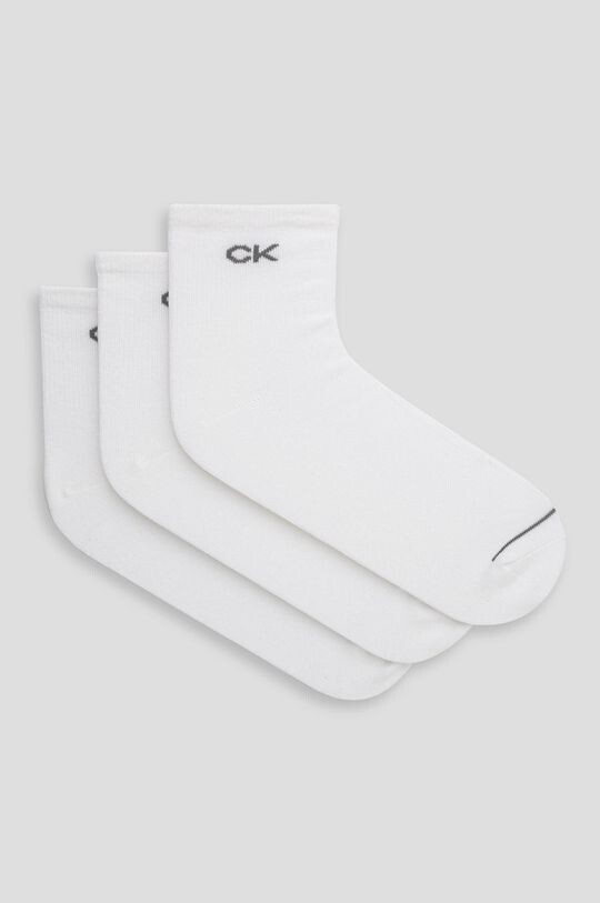 

Носки (3 шт.) Calvin Klein, белый