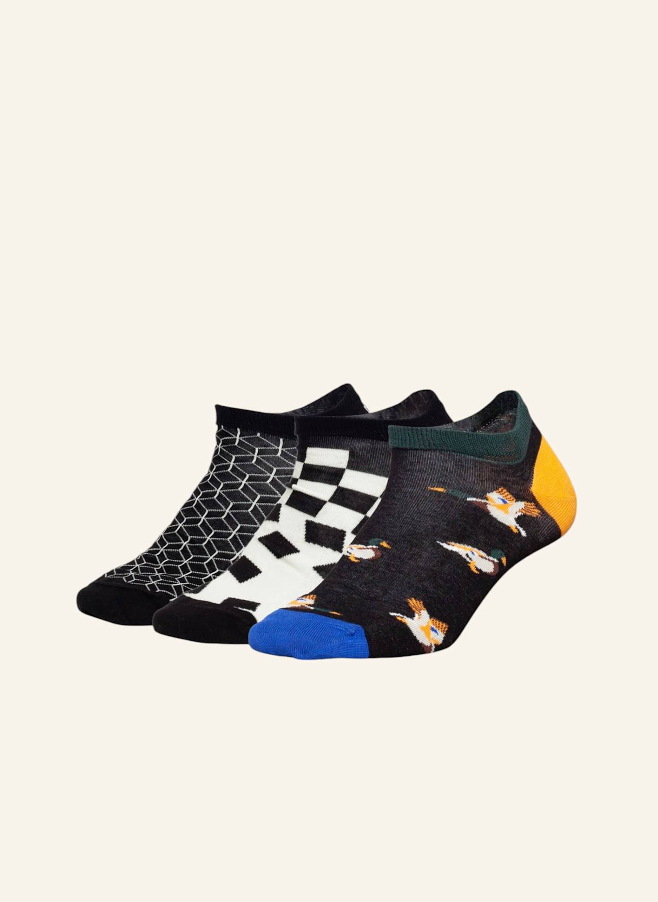 Носки-Кроссовки короткие с геометрическим рисунком Dillysocks, мультиколор