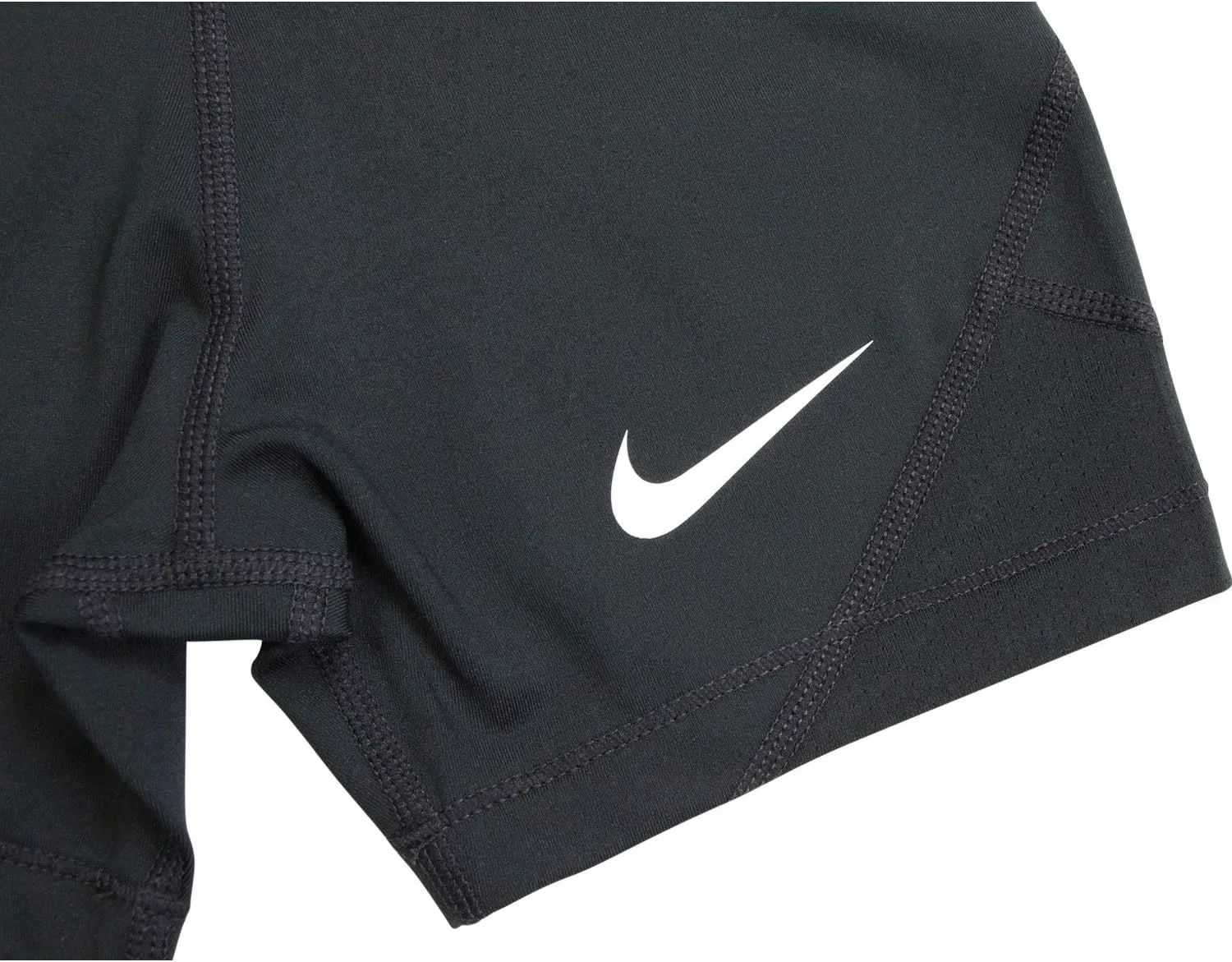 Топ для девочек Nike Pro Tank Top, черный/белый — фото 3