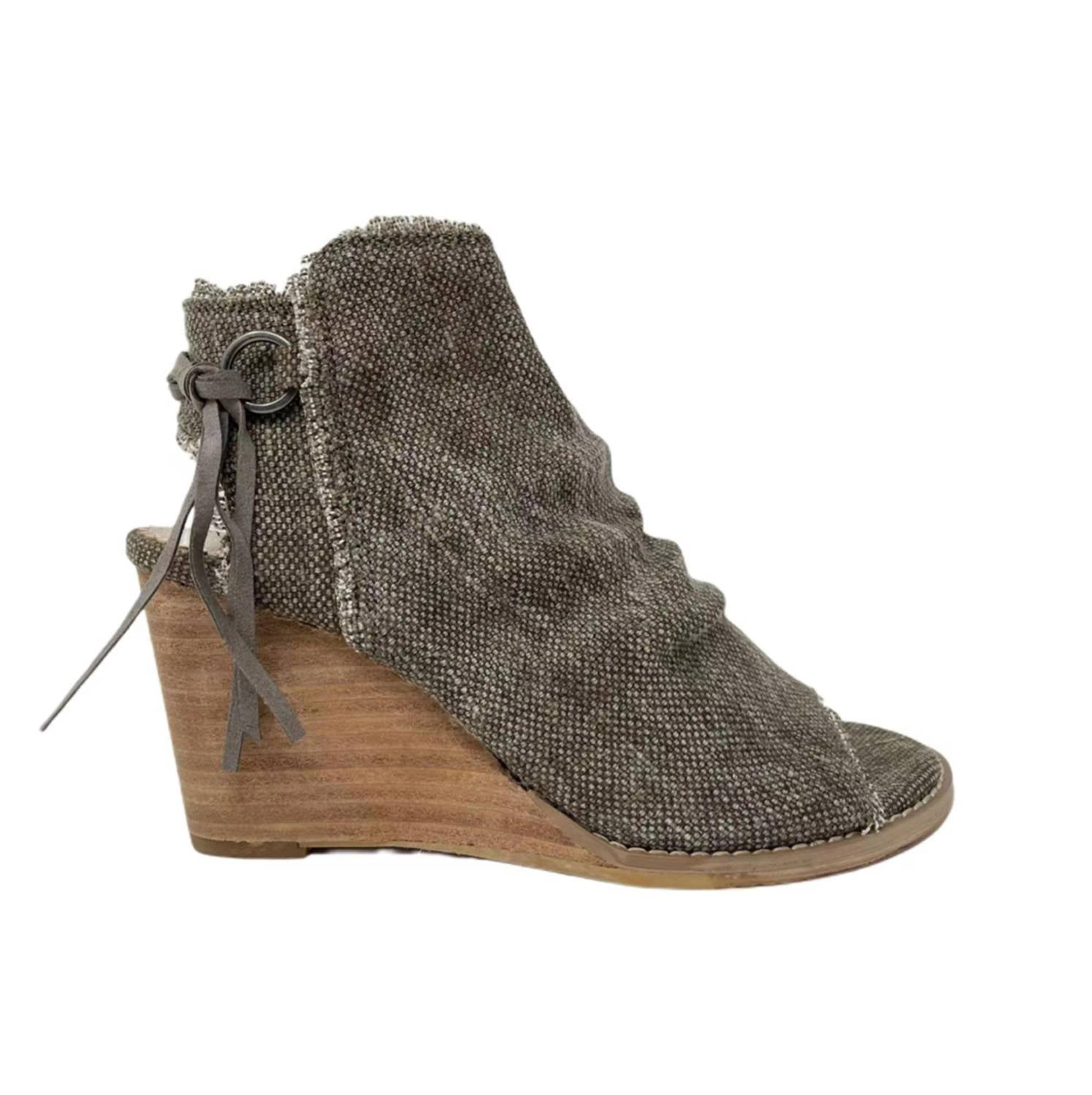 Sis открытые босоножки на платформе в цвете тауп Very G, Taupe — фото 2