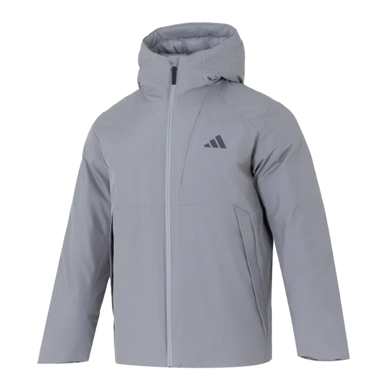 Пуховики и куртки мужские Adidas, серый (Comes with Adidas Socks 1 Pack) — фото 3