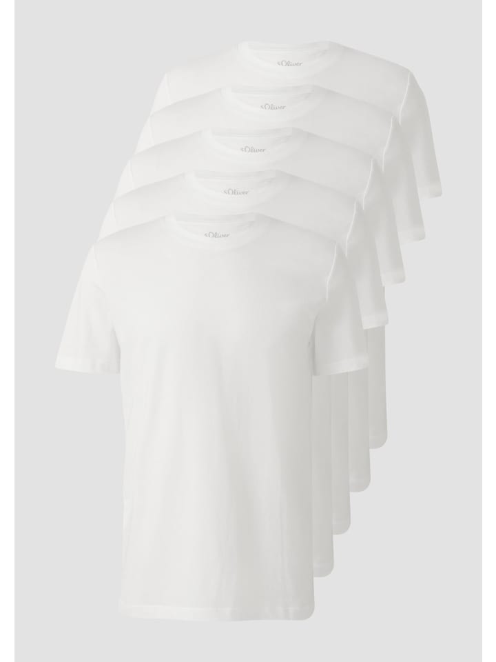 

Футболка в цвете 0100_white s.Oliver, Белый, Футболка в цвете 0100_white s.Oliver