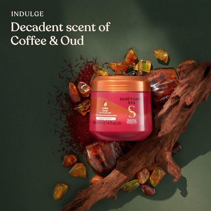 Скраб для тела Ruby Oud Coffee Scrub No Mineral Oil Cruelty Free and Vegan Exfoliating Body Exfoliator 300ml — фото 2