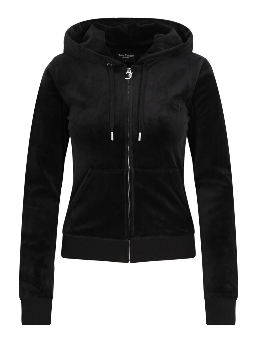 

Толстовка с капюшоном на молнии Juicy Couture Tall Zip-Up Hoodie ROBERTSON, черный