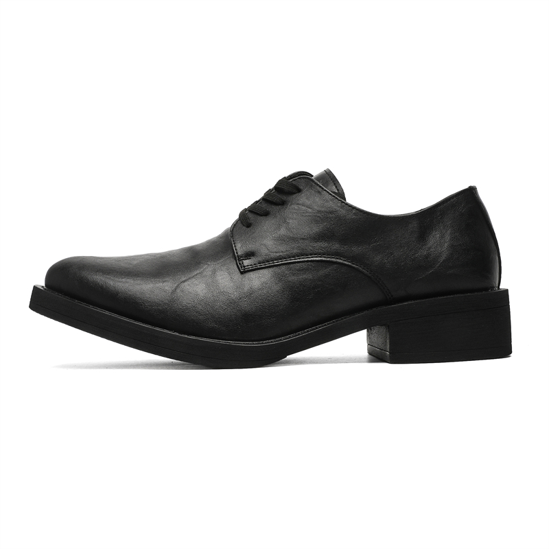 

V05 Женские черные туфли на низком каблуке Unisex, цвет Black Women's