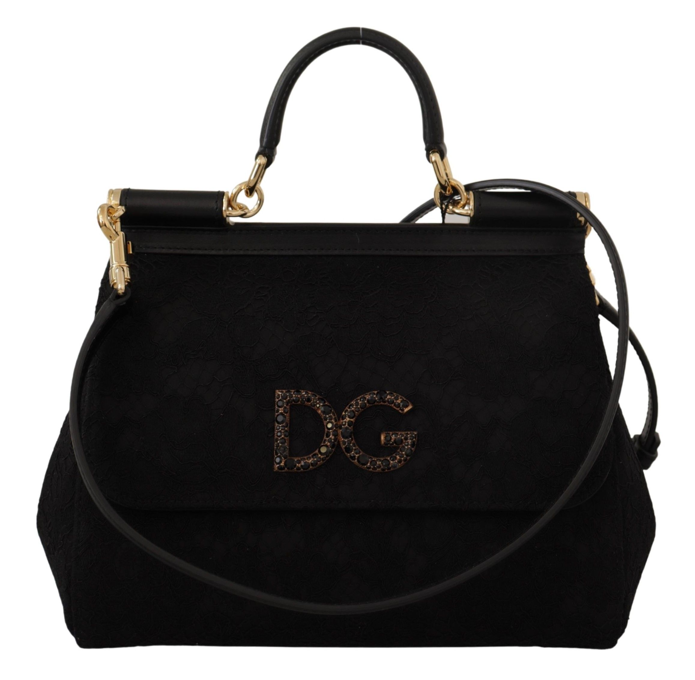 

Элегантная сумка через плечо Sicily черного цвета Dolce & Gabbana